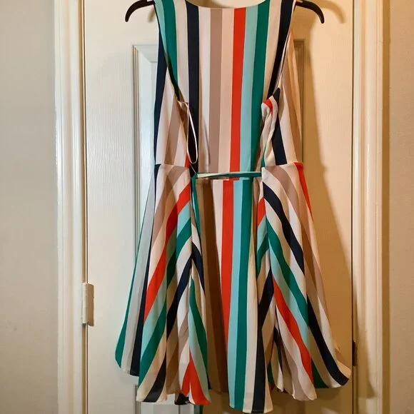 Gianni Bini Multicolor Wrap Dress - Picture 3 of 4